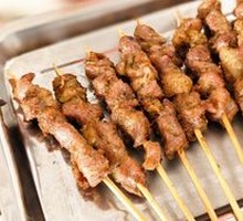 Fried Lamb Skewers
