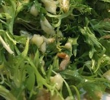 Sardine and bitter lettuce salad