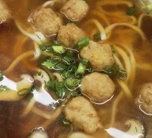 Hand-Beaten Meatball Noodles