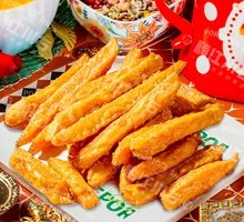 Glazed Sweet Potato Strips