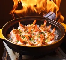 Steamed Garlic Shrimp with Tail