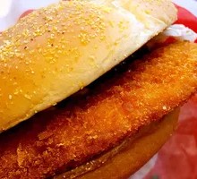 Cheese Burst Chicken Burger
