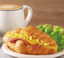Beef Cheese Egg Croissant