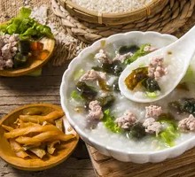 Century Egg and Pork Porridge