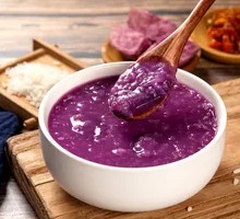 Sweet Purple Yam Porridge
