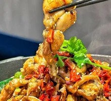 Spicy Frog Legs in Dry Pot