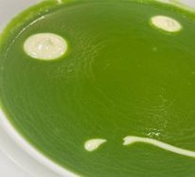 Milk-Flavored Green Pea Puree