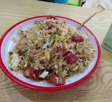 Cantonese Sausage Fried Rice with Egg