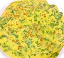 Green Pepper Egg Pancake