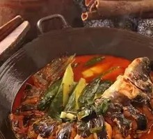 Hooked Fish with Cucumber Stew