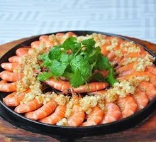 Sizzling Garlic Prawns