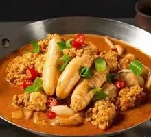 Braised Fish Roe and Fish Bladder