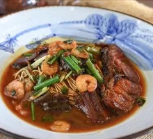 Super Shrimp and Eel Noodles
