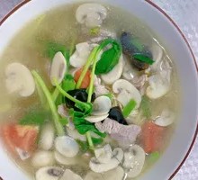Mushroom and Pork Noodles