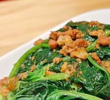 Blanched Sweet Potato Leaves
