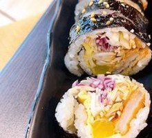 Fried Pork Cutlet Seaweed Rice Roll