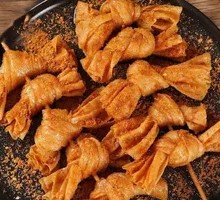 Fried Cardamom Skewers