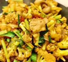 Spicy Cauliflower in Hot Pot