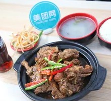 Braised Pork Ribs with Rice