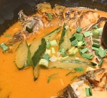 Hooked Fish with Cucumber Stew