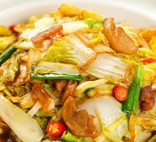 Fried Pork Crumbs Stir-fried with High Mountain Baby Bok Choy