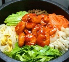 Shrimp Stone Pot Rice Bowl