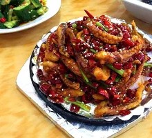 Grilled Squid Tentacles