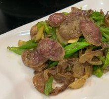 Green Pepper and Sausage