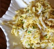 Silver Fish Fried with Eggs