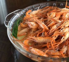 Boiled Shrimp in Salt Water