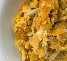 Silver Fish Fried with Eggs