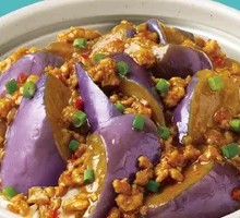 Fish-Flavored Eggplant Rice Bowl