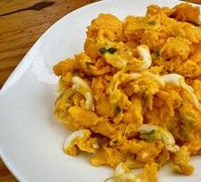 Silver Fish Stir-fried with Free-range Eggs