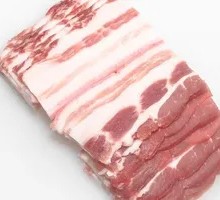 Freshly Sliced Three-Layer Pork Belly