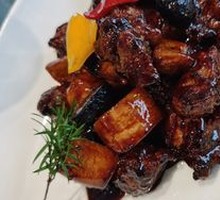 Almond Mushroom and Beef Cubes