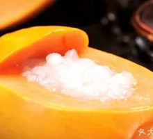 Papaya and Pearl Chicken Dessert