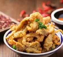 Double Fried Meat and Mushroom