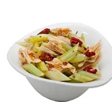 Fried Tofu Skin with Shredded Pork