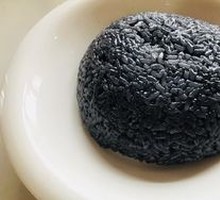 Black rice dish