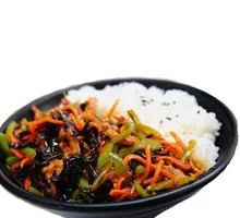 Fish-flavored Pork Rice Bowl