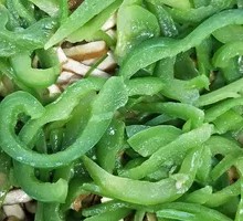 Green Pepper Tofu Strips