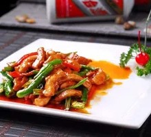 Green Pepper Liver Rice Bowl