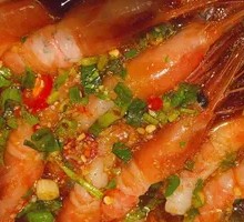 Raw-marinated Arctic Shrimp