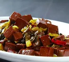 Sour Cabbage Stewed Duck Blood