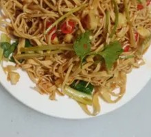 Cilantro Tofu Skin Salad