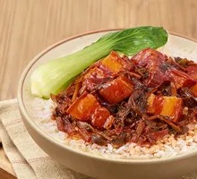 Preserved Vegetable Braised Pork Rice