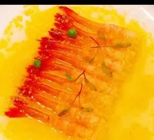 Raw-marinated Arctic Shrimp