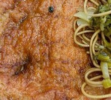 Pork Cutlet and Fish Noodles
