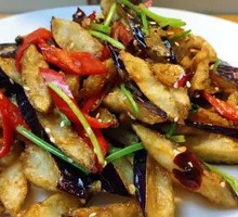 Braised Eggplant in Oil