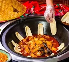 Stewed Chicken in Iron Pot